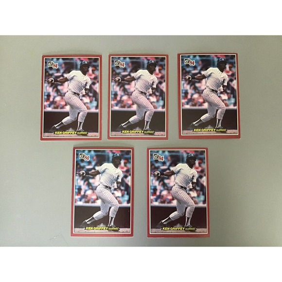 Ken Griffey Donruss 1984 Oversize Cards Lot of 5 - Picture 1 of 2
